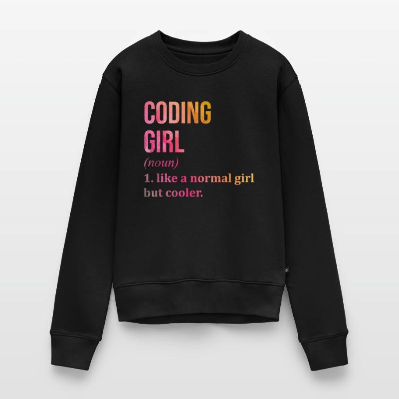 Coding Women's Premium Organic Jumper
