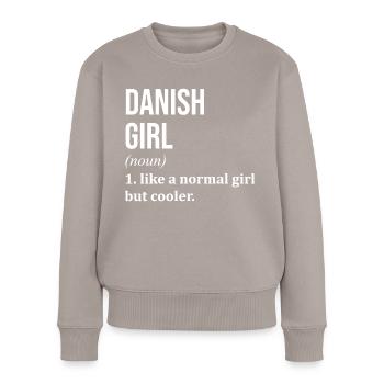 Danemark - Pull Premium bio Femme - taupe - Devant - Julia (174cm)