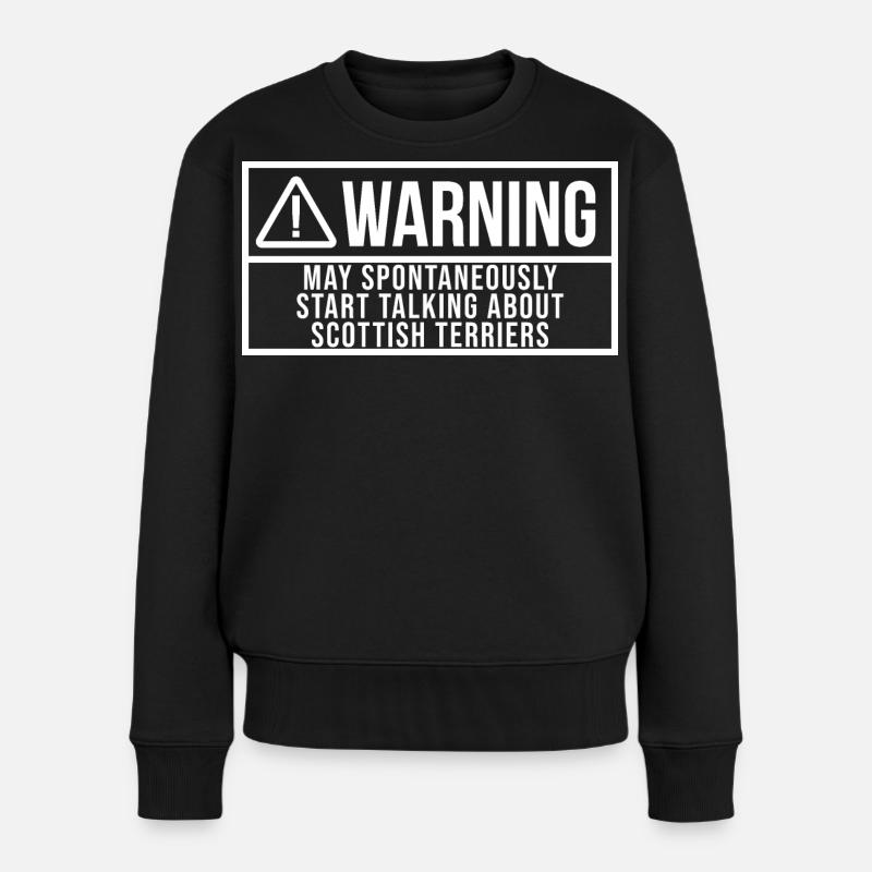 Scottish Terrier - Women's Premium Organic Jumper - black