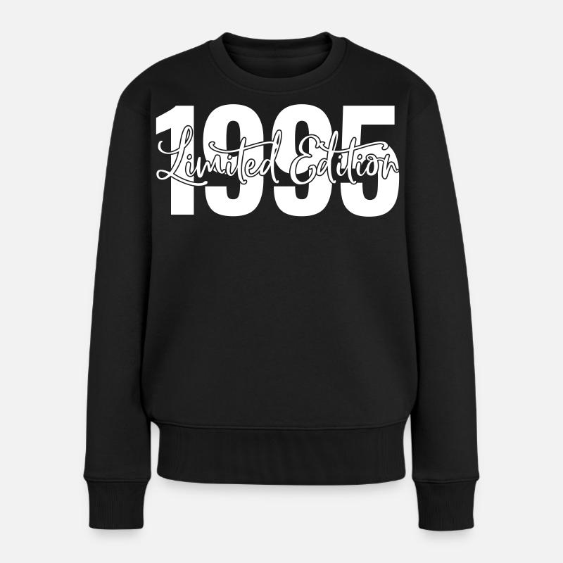 Limited Edition 1995 - Frauen Premium Bio Pullover - Schwarz