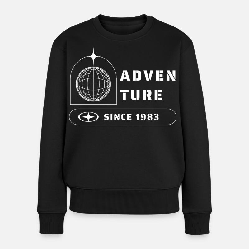 Aventure Explorer Voyage 1983 - Pull Premium bio Femme - noir