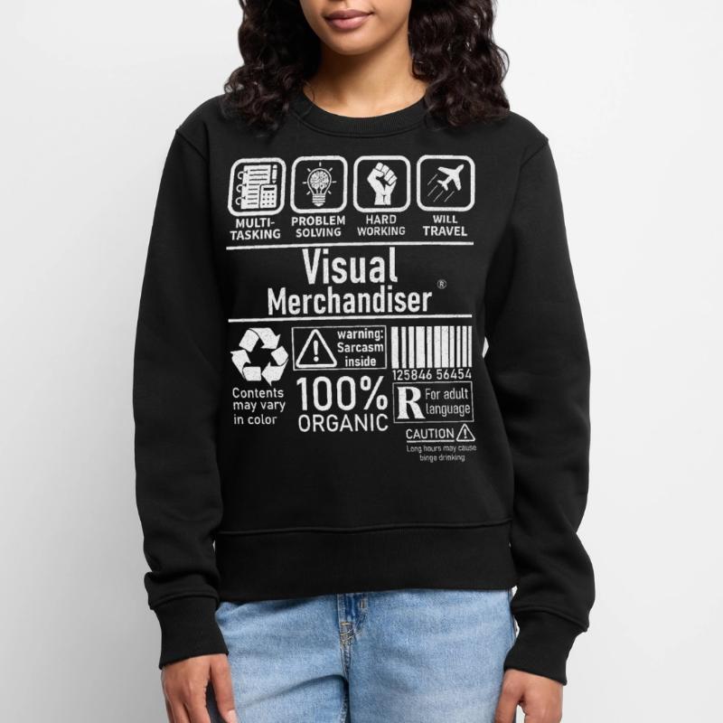 Visual Merchandiser multi tasking problem solving Frauen Premium Bio Pullover