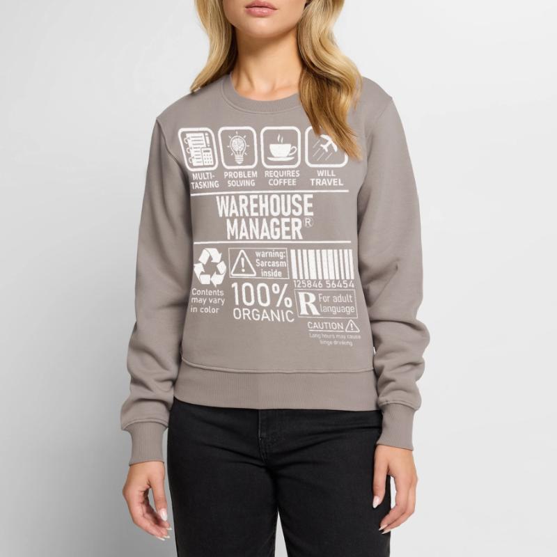 Warehouse Manager multi tasking problem solving Women's Premium Organic Jumper