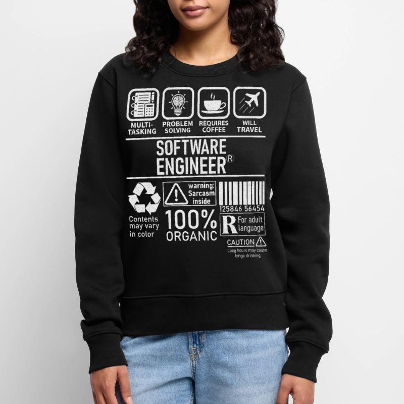 Software Engineer multi tasking problem solving Frauen Premium Bio Pullover