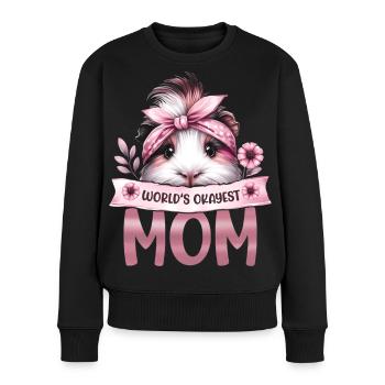 Cochon d’Inde Worlds Okayest Mom Mom Gift - Pull Premium bio Femme - noir - Devant - Julia (174cm)