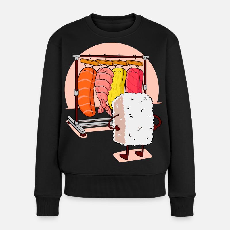 Casier SUSHI - Pull Premium bio Femme - noir