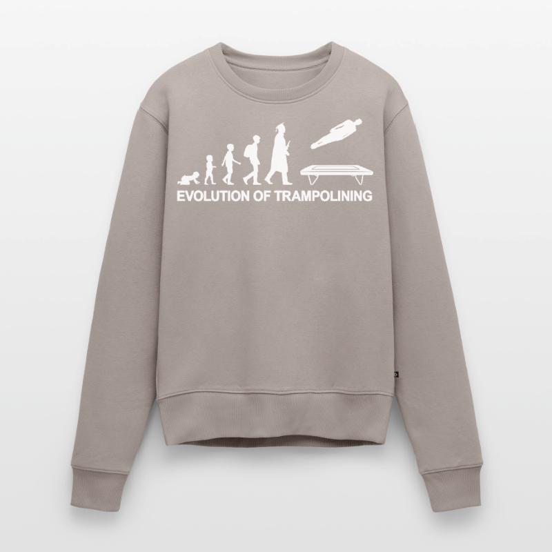 Evolution Trampolinist Frauen Premium Bio Pullover