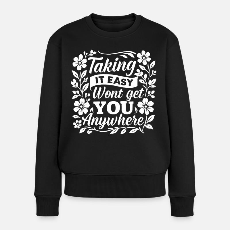 T-shirt de motivation – Pas de succès sans engagement - Pull Premium bio Femme - noir