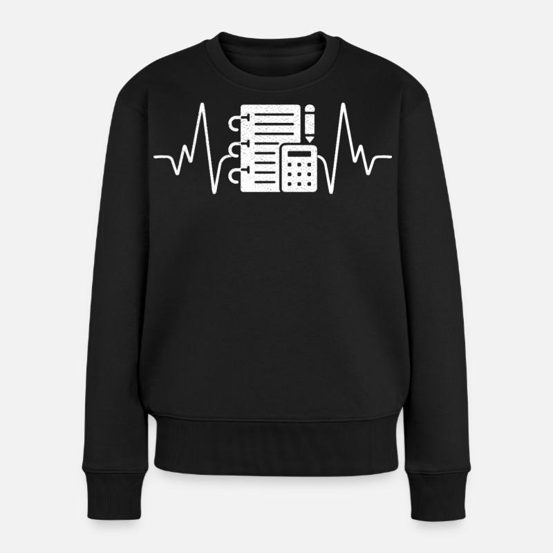 Accountant Database Vintage - Women's Premium Organic Jumper - black