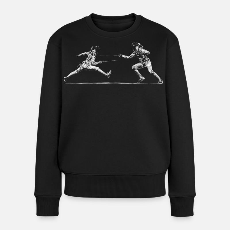 escrime - Pull Premium bio Femme - noir