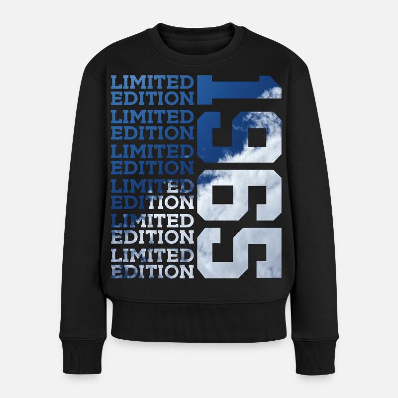 61 JAHRE LIMITED EDITION 1965 61. GEBURTSTAG - Frauen Premium Bio Pullover - Schwarz