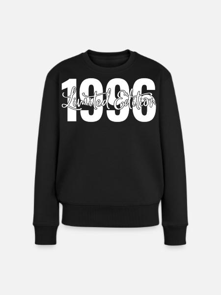Limited edition 1996 - Frauen Premium Bio Pullover - Schwarz