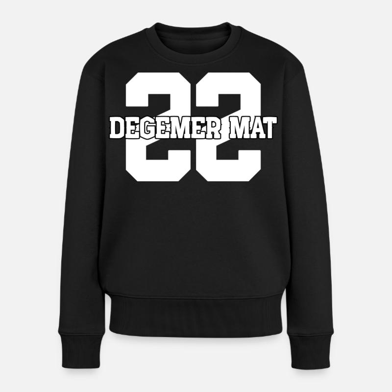 Degemer Matte - Frauen Premium Bio Pullover - Schwarz