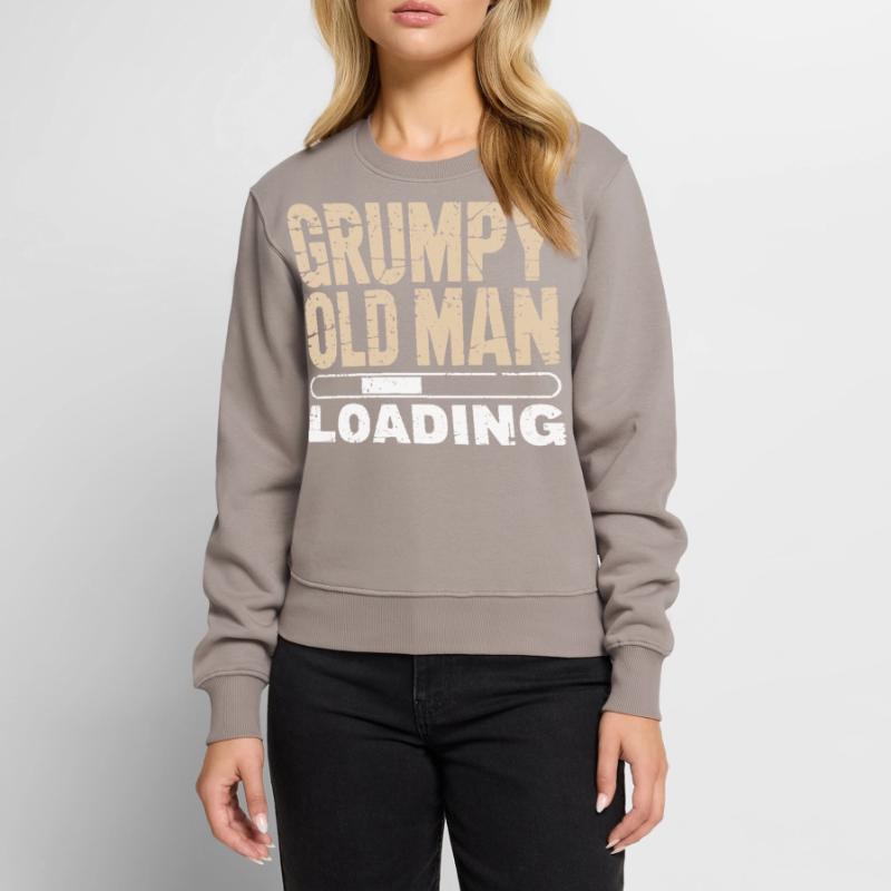 Grumpy Old Man Loading Frauen Premium Bio Pullover