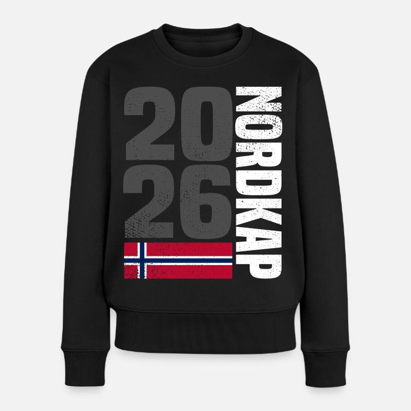 Norvège Cap-Nord 2026 - Pull Premium bio Femme - noir