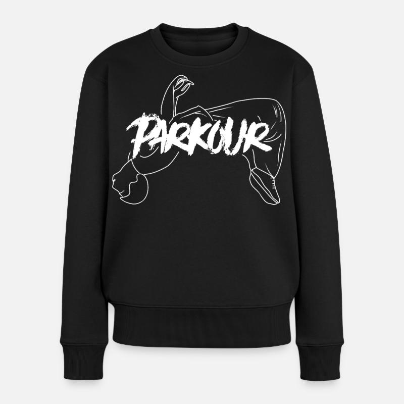 Parkour - Pull Premium bio Femme - noir