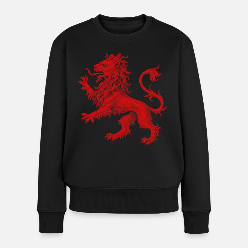 Lion Rouge - Pull Premium bio Femme - noir