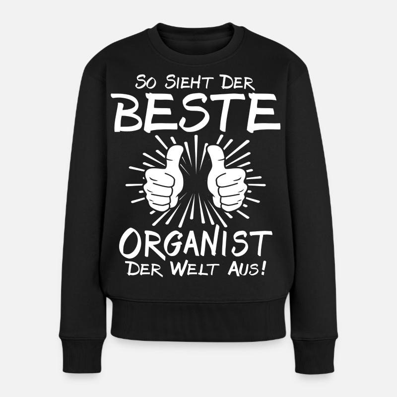 Bester Organist - Frauen Premium Bio Pullover - Schwarz