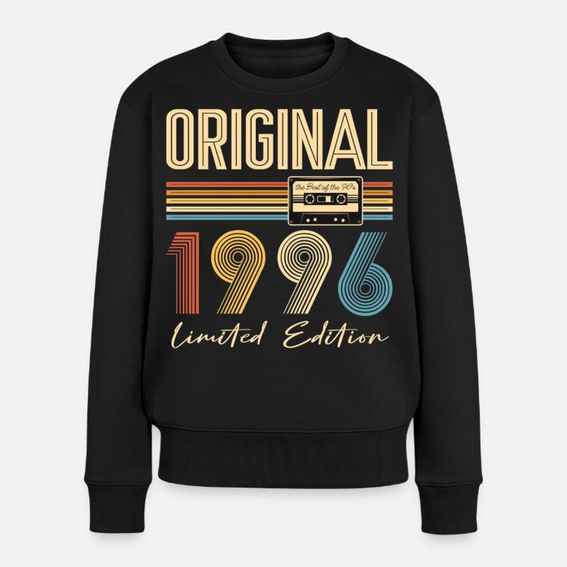 30. Geburtstag 30 Jahre Original 1996 - Frauen Premium Bio Pullover - Schwarz