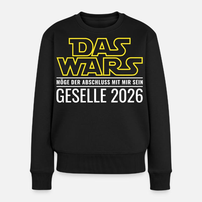 Geselle 2026 Das wars - Frauen Premium Bio Pullover - Schwarz