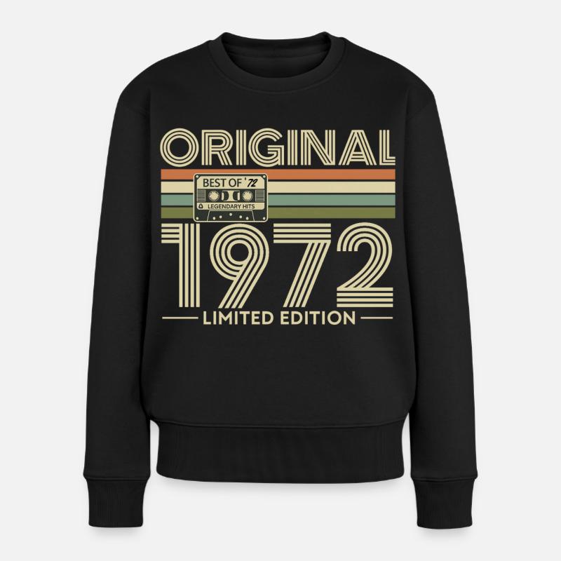 Original 1972 Retro Limited Edition - Pull Premium bio Femme - noir