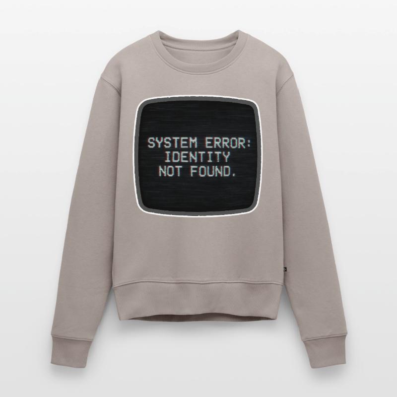 System Error Identity Not Found Women's Premium Organic Jumper