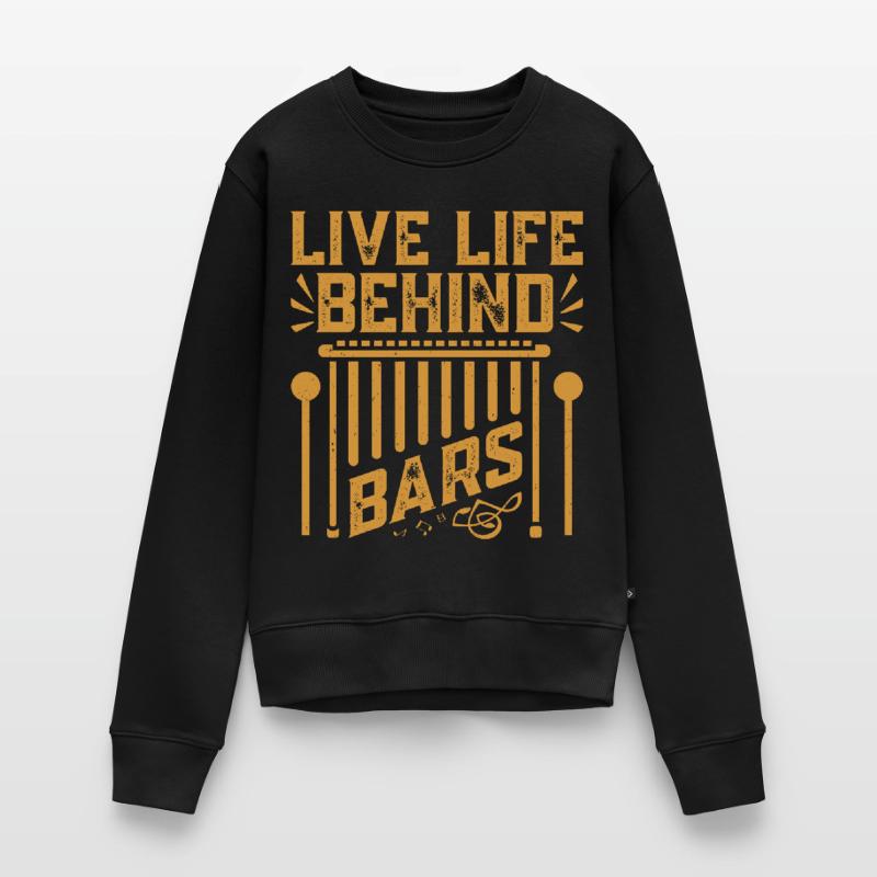 Marimbist Leben hinter Gittern Percussion Pit Frauen Premium Bio Pullover