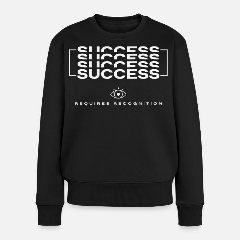 Projecteur signature - Succès - Pull Premium bio Femme - noir