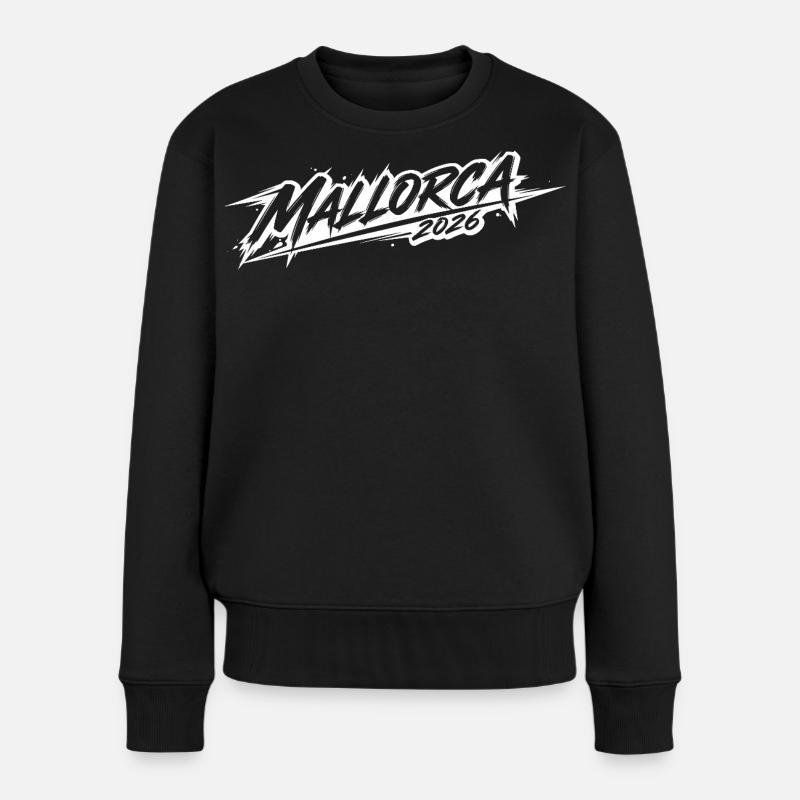 Mallorca 2026 - Frauen Premium Bio Pullover - Schwarz