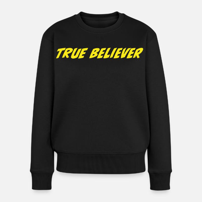 Vrai Croyant - Pull Premium bio Femme - noir