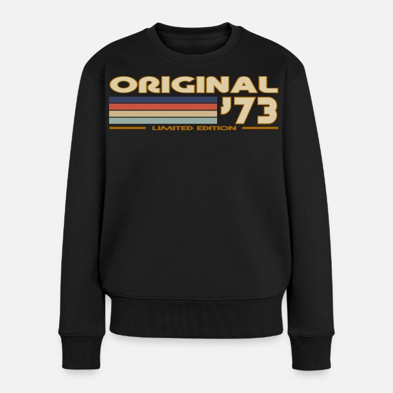 Rétro vintage 1973 - Pull Premium bio Femme - noir