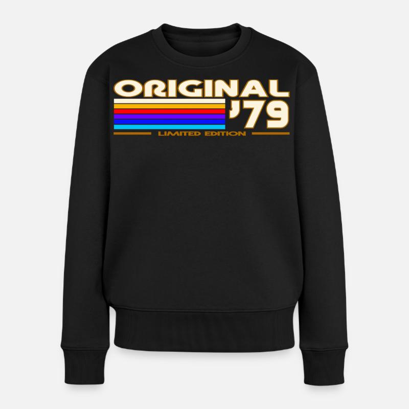 1979 - Frauen Premium Bio Pullover - Schwarz