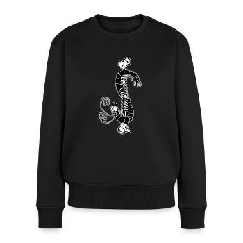 Scary scolopendra - Women's Premium Organic Jumper - black - Front - Julia (174cm)