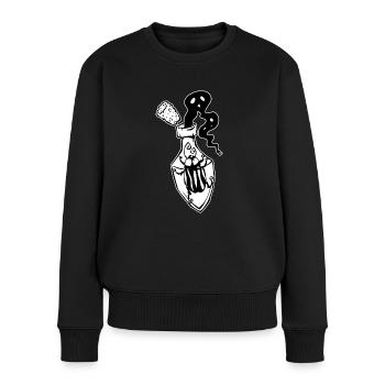 Insect in a bottle - Women's Premium Organic Jumper - black - Front - Julia (174cm)