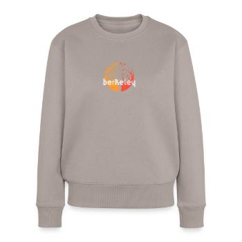 Berkeley Californie Souvenir de vacances artistiques - Pull Premium bio Femme - taupe - Devant - Julia (174cm)