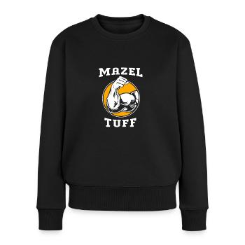 Chanukkah - Frauen Premium Bio Pullover - Schwarz - Vorne - Julia (174cm)