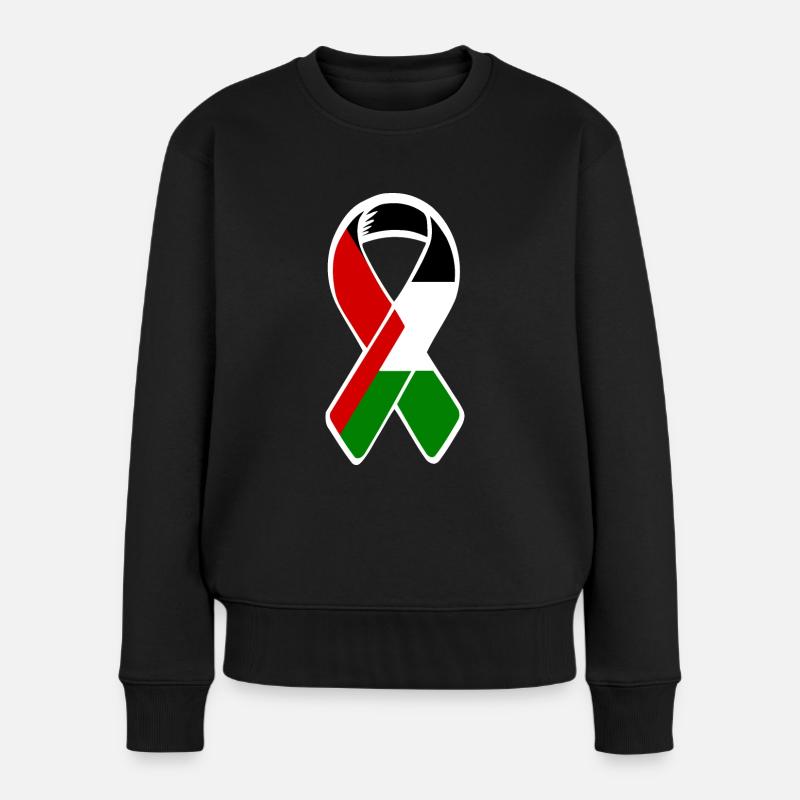 Free palestine - Pull Premium bio Femme - noir