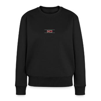 VOHP Logo - Pull Premium bio Femme - noir - Devant - Julia (174cm)