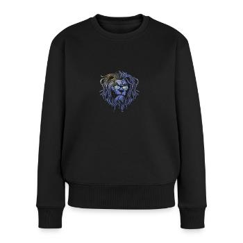 Uruguay - Frauen Premium Bio Pullover - Schwarz - Vorne - Julia (174cm)