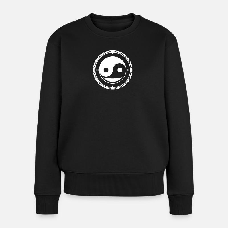 Sourires de dualité - Pull Premium bio Femme - noir