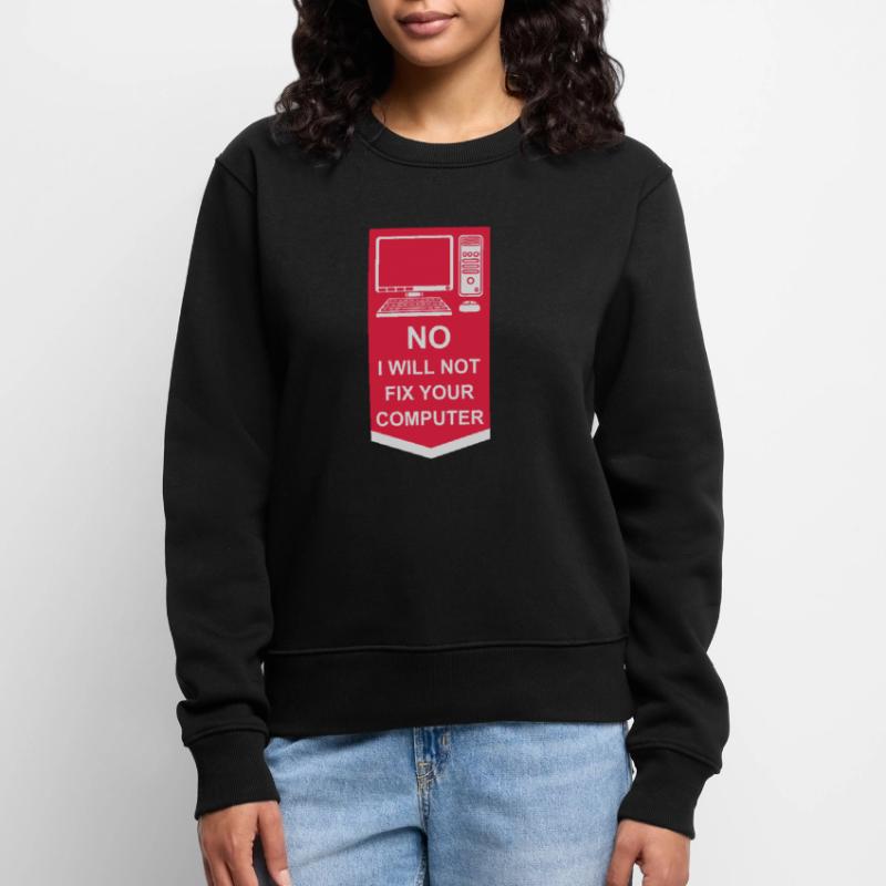 not fix your computer Frauen Premium Bio Pullover