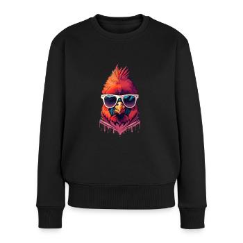 Red Cardinal Vogel - Women's Premium Organic Jumper - black - Front - Julia (174cm)