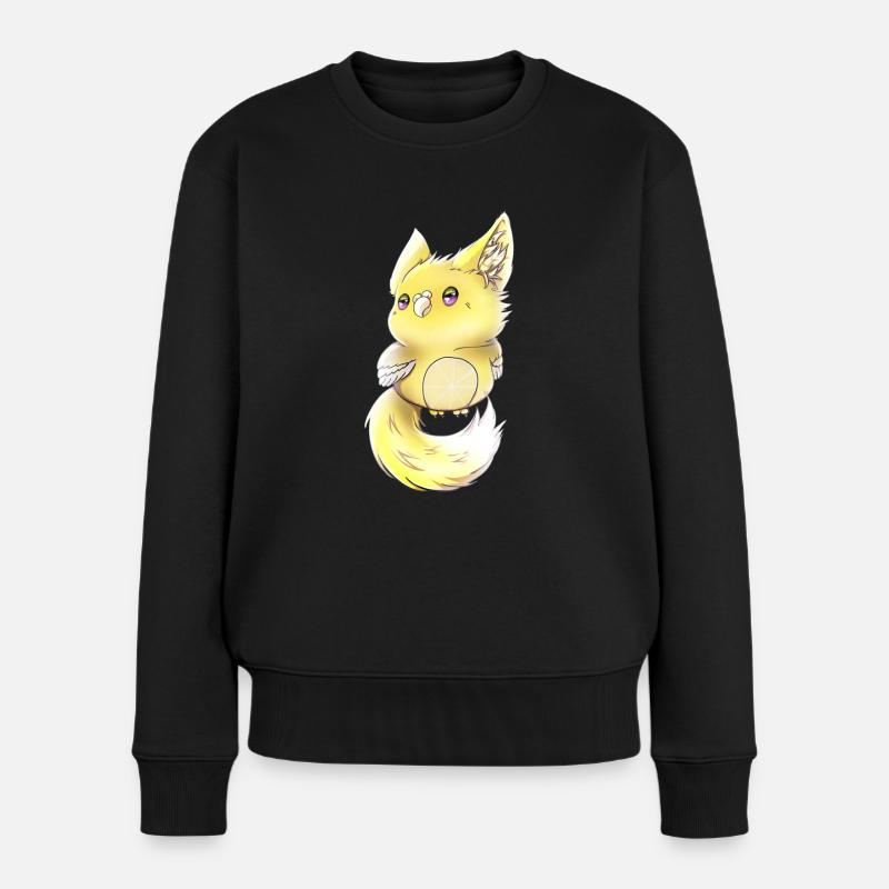 Lupifowl Lemon edition - Frauen Premium Bio Pullover - Schwarz