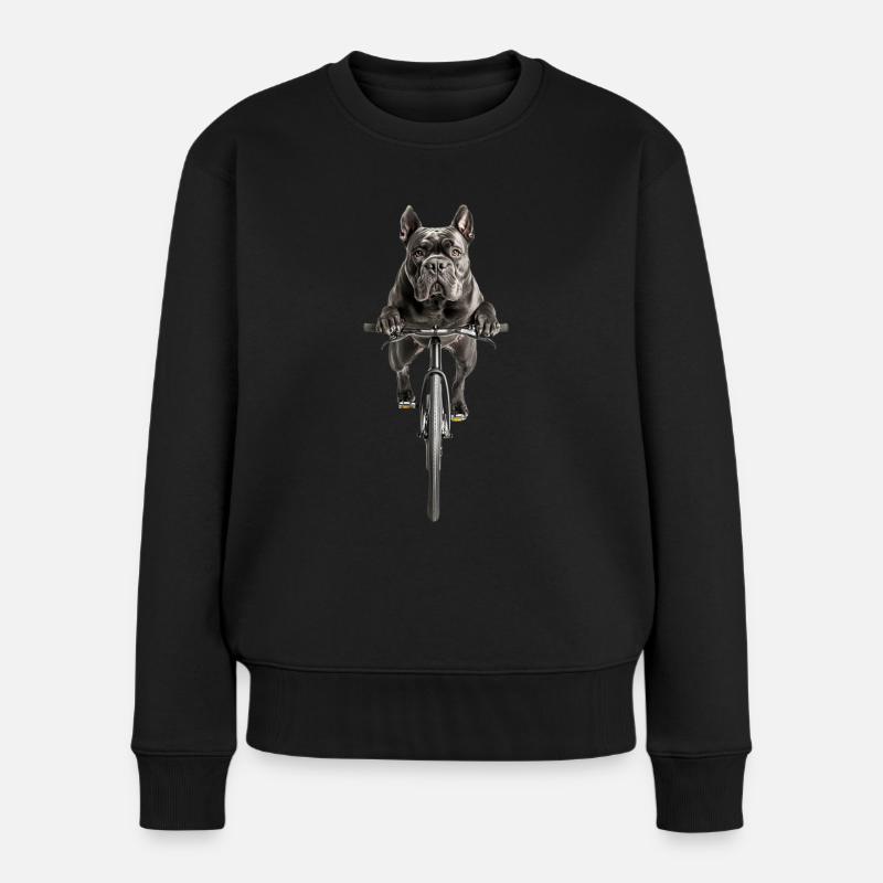 Cane Corso - Frauen Premium Bio Pullover - Schwarz