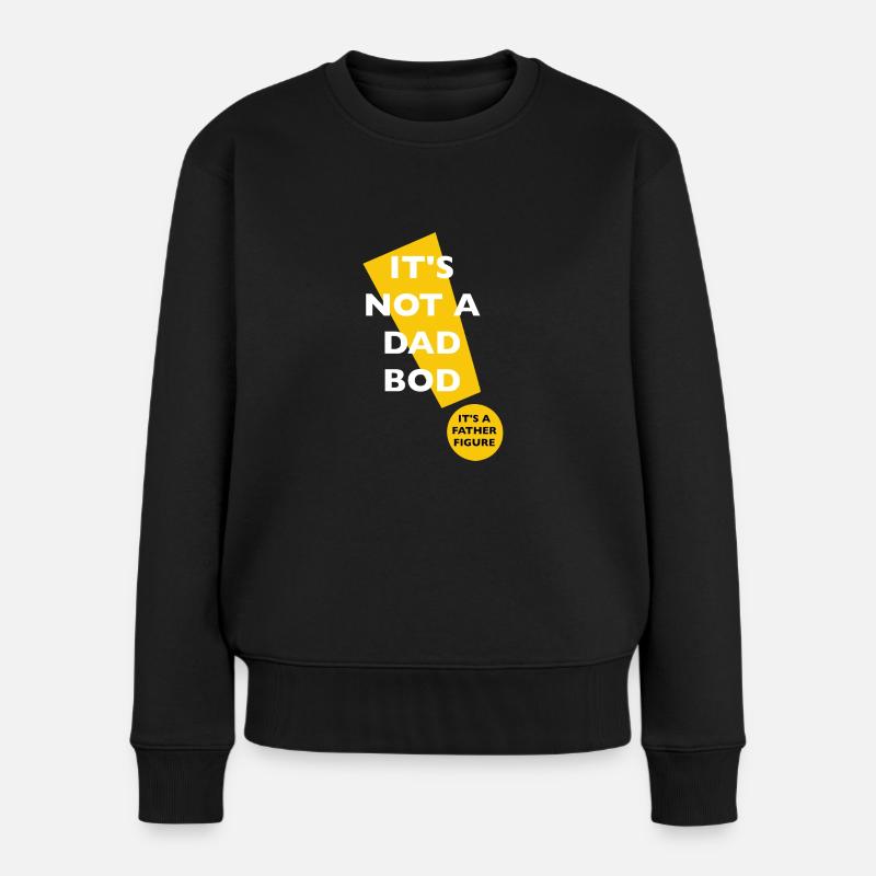 Ce n’est pas un corps de père, c’est une figure paternelle - Pull Premium bio Femme - noir