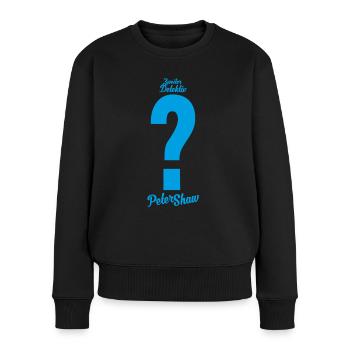 Die Drei ??? Peter Shaw Kostüm - Frauen Premium Bio Pullover - Schwarz - Vorne - Julia (174cm)