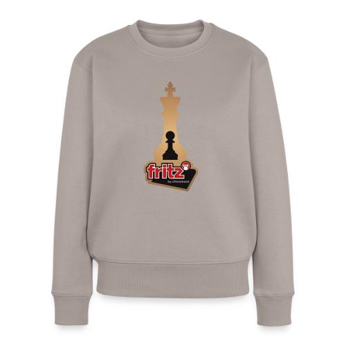 Fritz 19 Rey y Peón de ajedrez - Sudadera ecológica prémium para mujer
