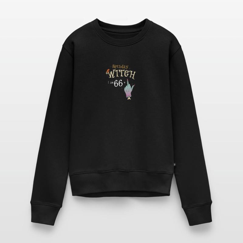 67. Geburtstag Hexe Lustige HallowQueen Trick oder Frauen Premium Bio Pullover