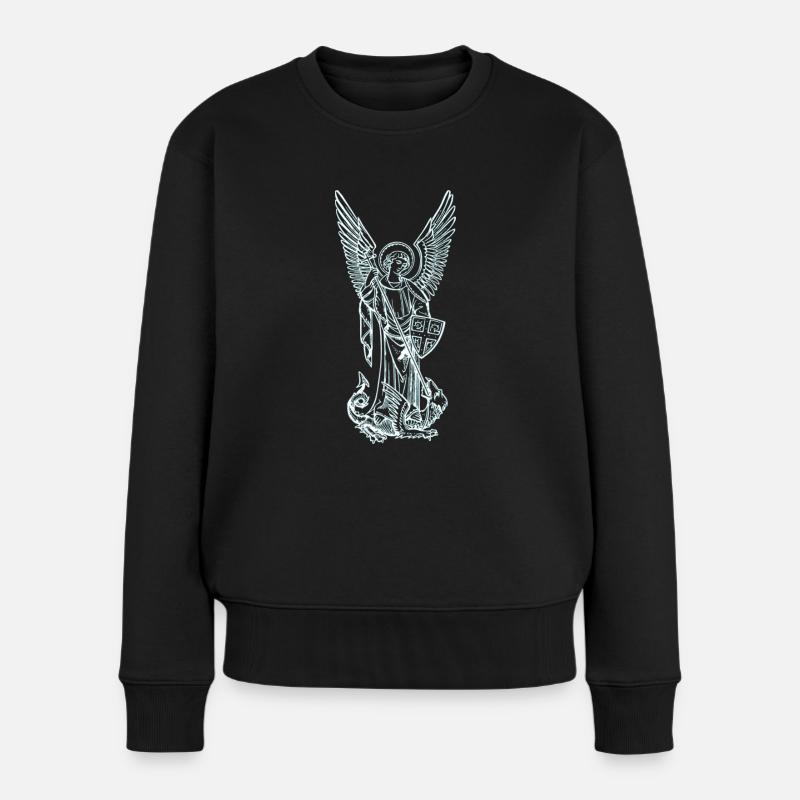 Michel Archange - Pull Premium bio Femme - noir