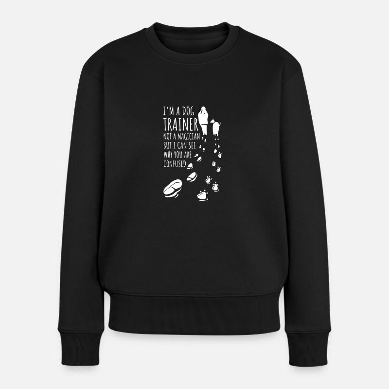 Hundetrainer Hundetraining Hund - Frauen Premium Bio Pullover - Schwarz
